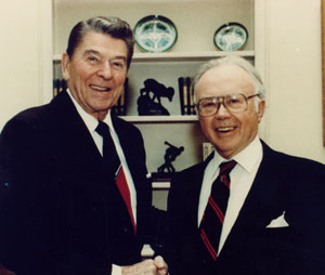 Kirk andRonald Reagan